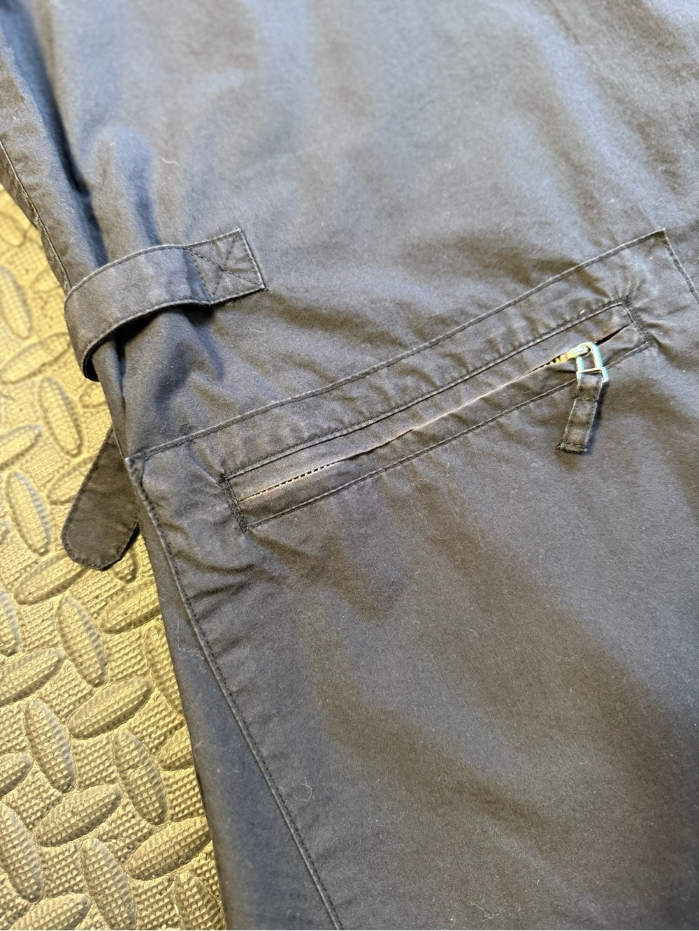 Charter Club Charcoal Professional Utility Cotton Jacket With Zip Pockets Size L - Picture 6 of 11